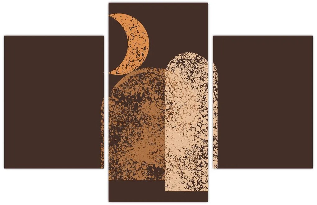 Kép - Narancssárga ívek N⁰2 (90x60 cm)