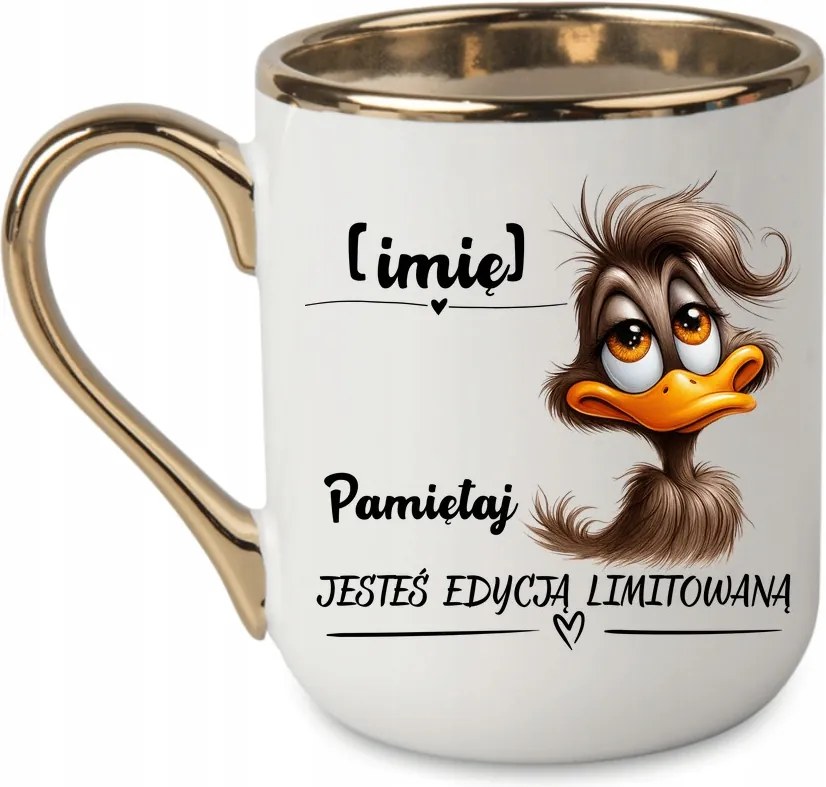 Elegáns bögre Ne feledd, hogy limitált kiadás +név 330 Fehér