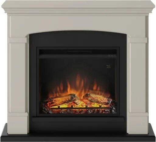 Helmi Elektromos kandalló tűztérrel 23", Világos bézs