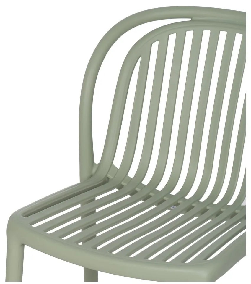 Zöld műanyag étkezőszék Alia – Ixia