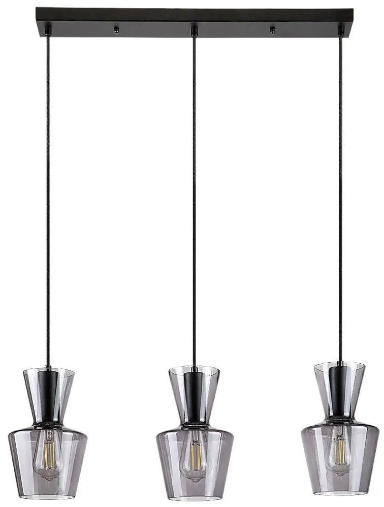 Rabalux 72163 - Csillár zsinóron ABRA 3xE27/60W/230V