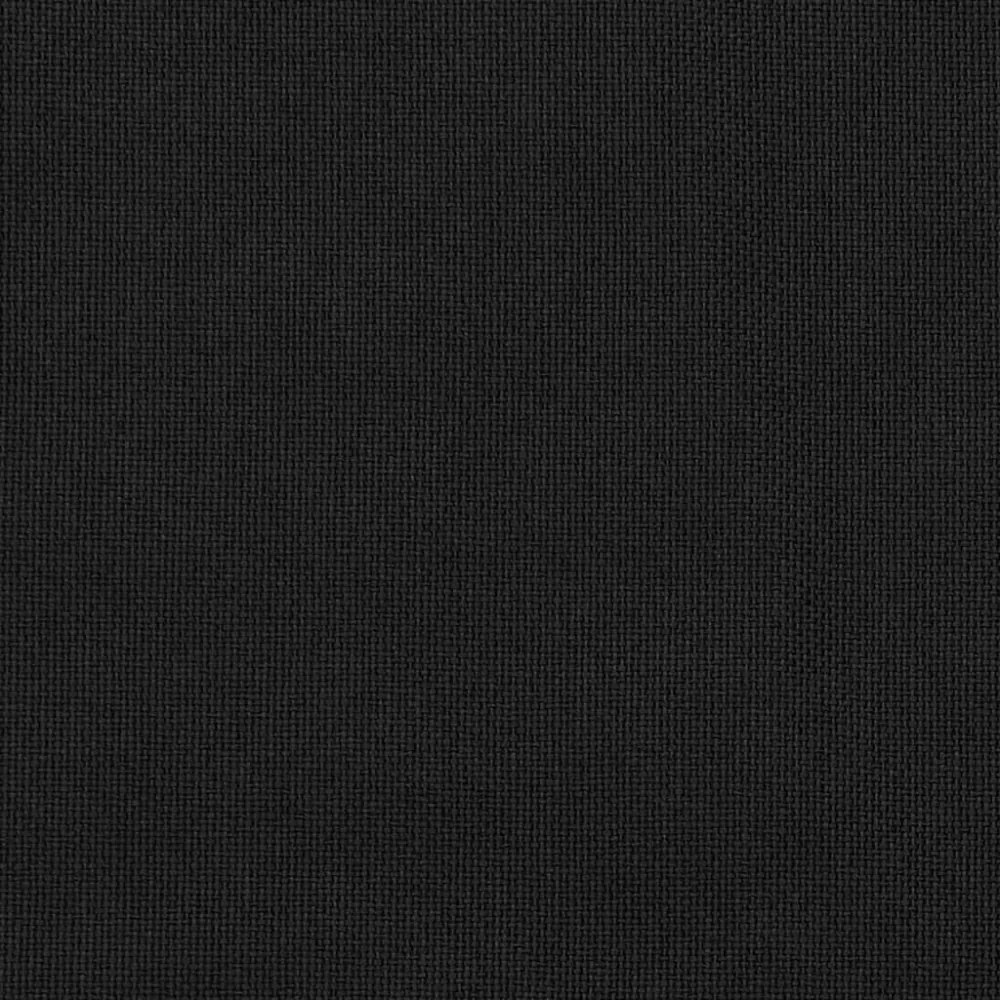 vidaXL 2 db fekete vászonhatású sötétítőfüggöny kampókkal 140 x 175 cm