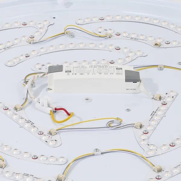 Brilagi - LED mennyezeti lámpatest WOODROUND LED/40W/230V 3000/4000/6000K átm. 60 cm