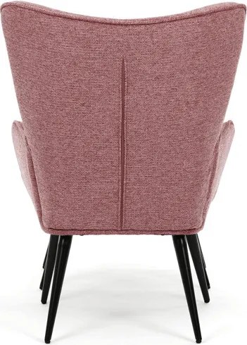 Relaxációs fotel, rózsaszín, bársony kárpit, AK-303 PINK2