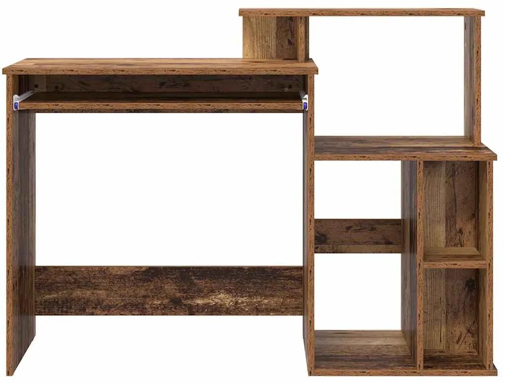Íróasztal tárolóval Öreg fa 120.5 x 44 x 88.5 cm Faanyag
