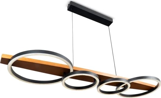 BRILAGI - PLANK kábelen függesztett LED csillár LED/35W/230V 4000K 30x100 cm fa