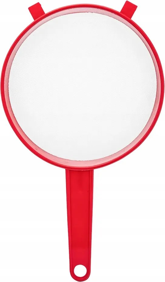 Konyhai szűrő műanyag piros apró szemes 15cm 1db