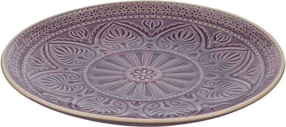 SUMATRA tányér Ø 25 cm, sötétlila