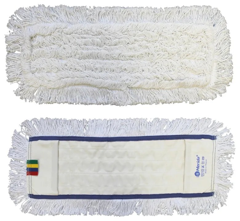 Optimum zsebes felmosó, 50 cm - pamut, fehér