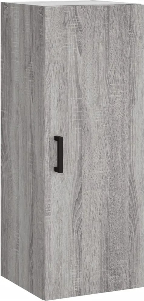 vidaXL szürke sonoma színű fali szekrény 34,5 x 34 x 90 cm