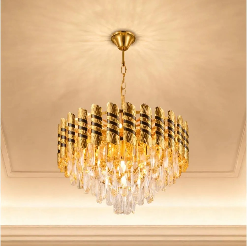 Brilagi - CRISTAL láncos csillár 5xE14/40W/230V Ø 38 cm