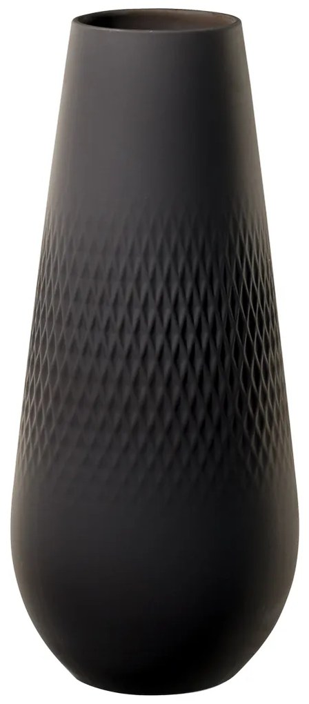 Carré váza, magas, Gyártás Collier noir kollekció - Villeroy & Boch