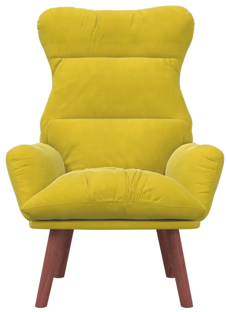 Relaxáló Szék Sárga Velúr