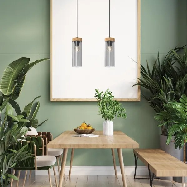 Csillár zsinóron ELICA 1xE27/60W/230V