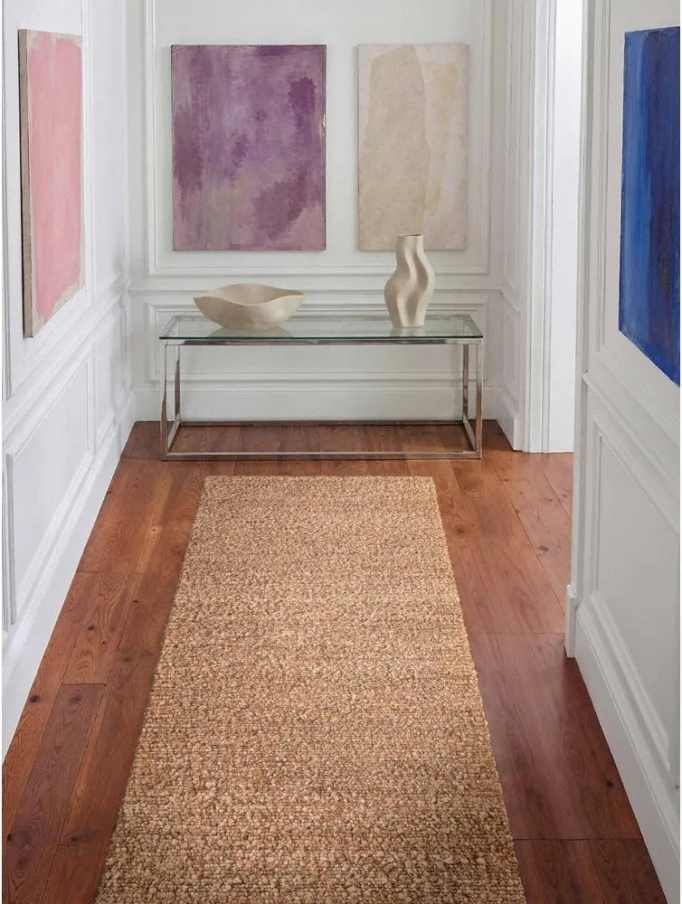 Bézs kézi szövésű buklé futószőnyeg 80x200 cm Notting Hill Portobello – Ted Baker