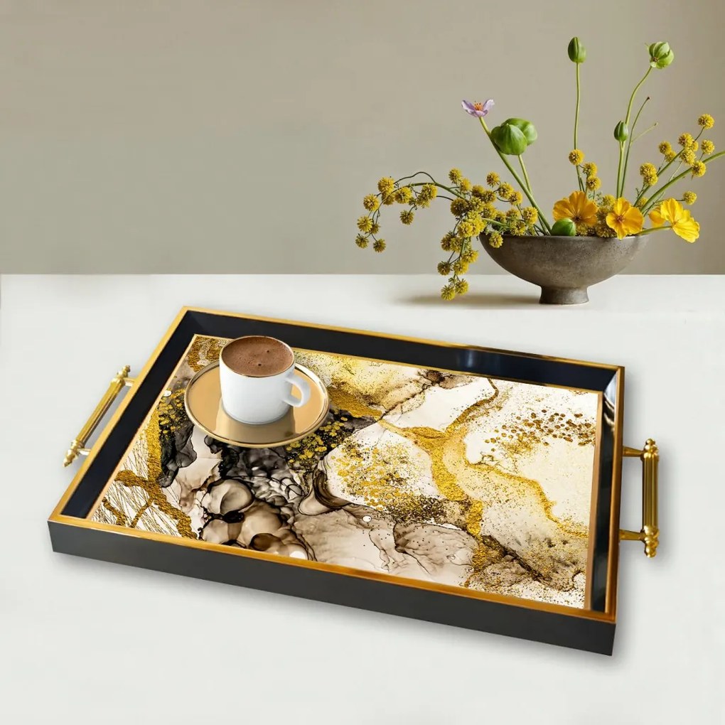 Üveg tálca, 38×24 cm – TPA9868