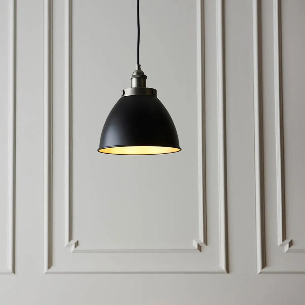 Endon loft függeszték franklin fekete antik ón end98750