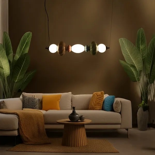 LED Csillár zsinóron ASCOLI LED/24W/230V színes