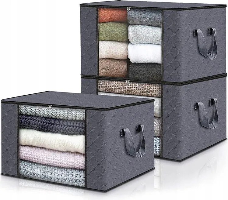 Szekrény rendszerező cipősdoboz ruhatároló 90l puha