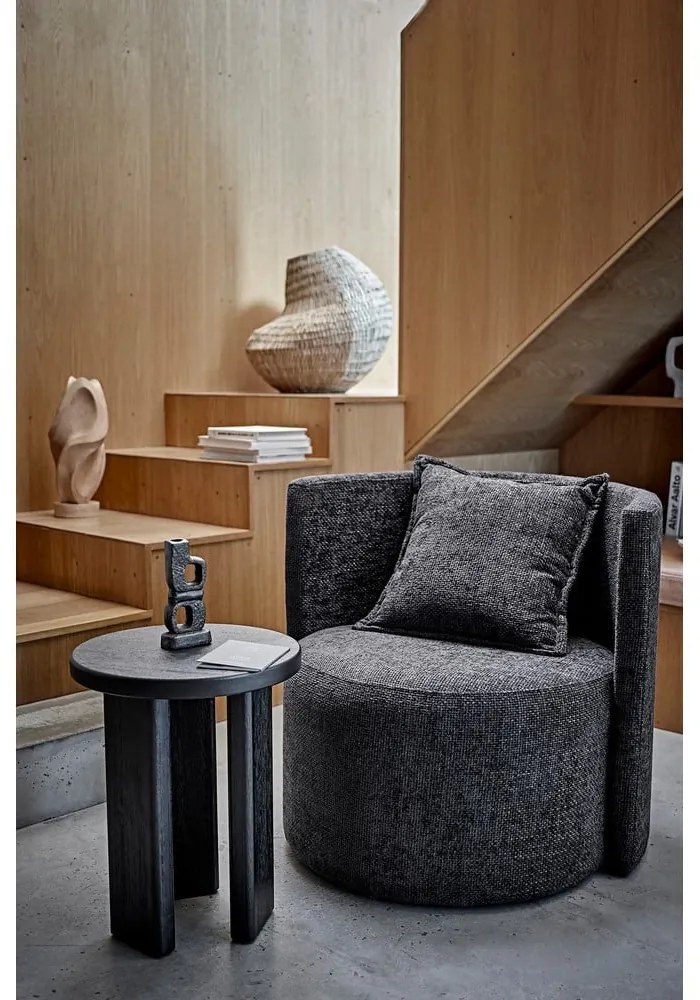 Kerek tárolóasztal fenyőfa dekorral ø 40 cm Mimola – Bloomingville