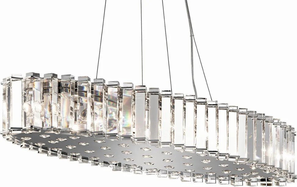 ELSTEAD KL-CRYSTAL-SKYE-I-L CRYSTAL SKYE Fürdőszobai Függő Lámpa Króm G9 IP44