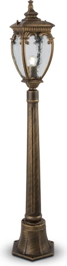 MAYTONI O414FL-01GB1 Klasszikus Kültéri Állólámpa Antik Bronz, Fekete, Arany E27 IP44