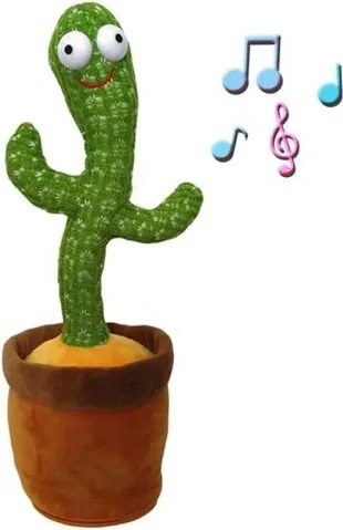 Táncoló Kaktusz, Interaktív Játék Akkus USB Legjobb Ajándék Legolcsóbb Olcsó AKCIÓ