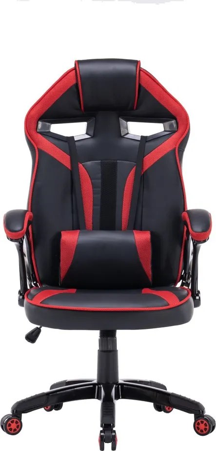 Gamer és irodai szék, Drift, 52x130x67 cm, piros