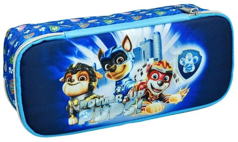Mancs Őrjárat Power Up 2 rekeszes tolltartó 26 cm