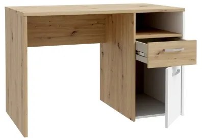 URO íróasztal artisan tölgy/fehér