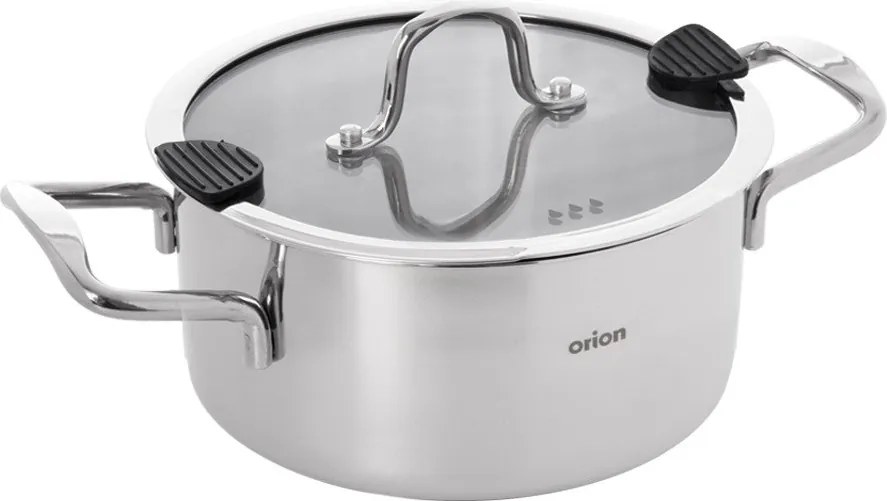 Rozsdamentes acél lábas fedővel 3 l Venice – Orion