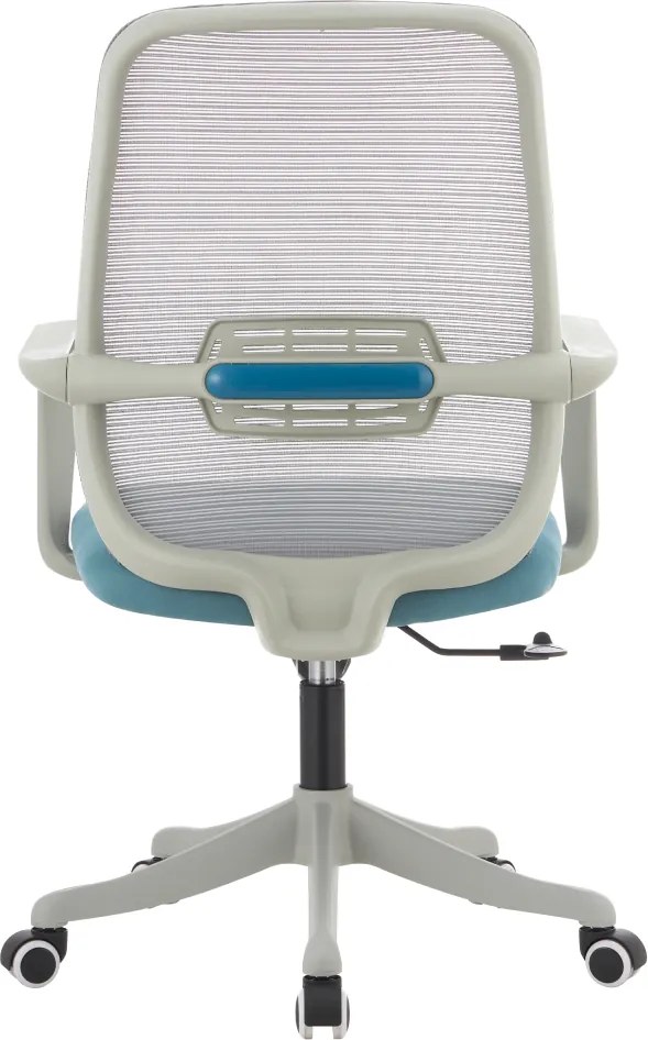 Irodai szék, szürke/kék, DERVIN