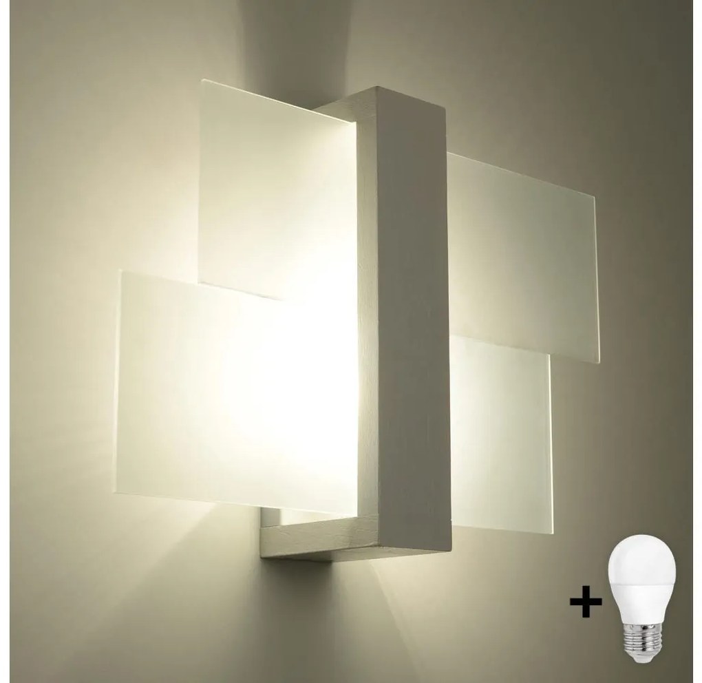 Brilagi Brilagi - LED Fali lámpa HERA 1xE27/7,5W/230V fehér BG0551