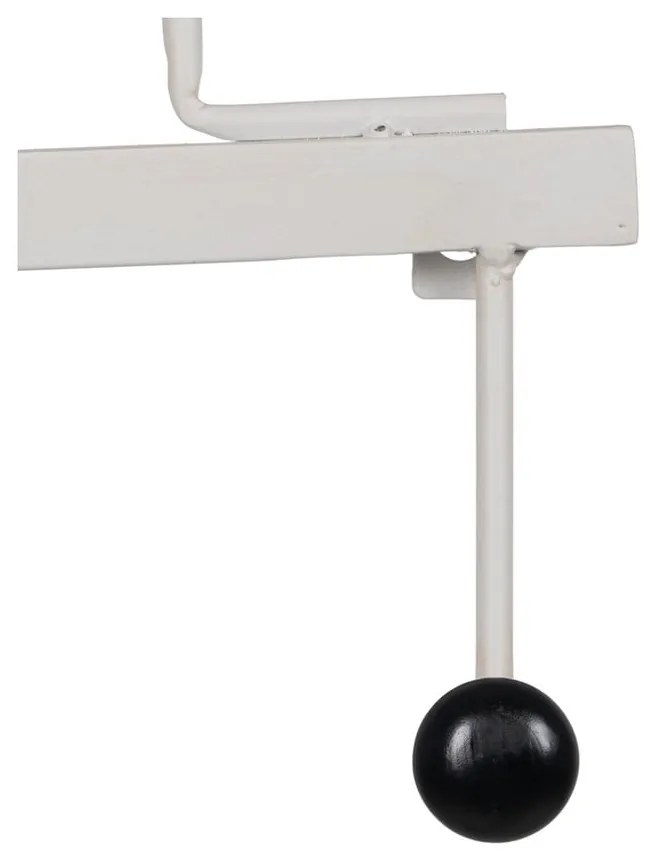 Fehér fém fali fogas Home – Ixia