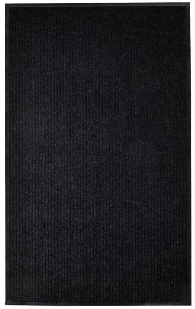 Fekete pvc lábtörlő 160 x 220 cm