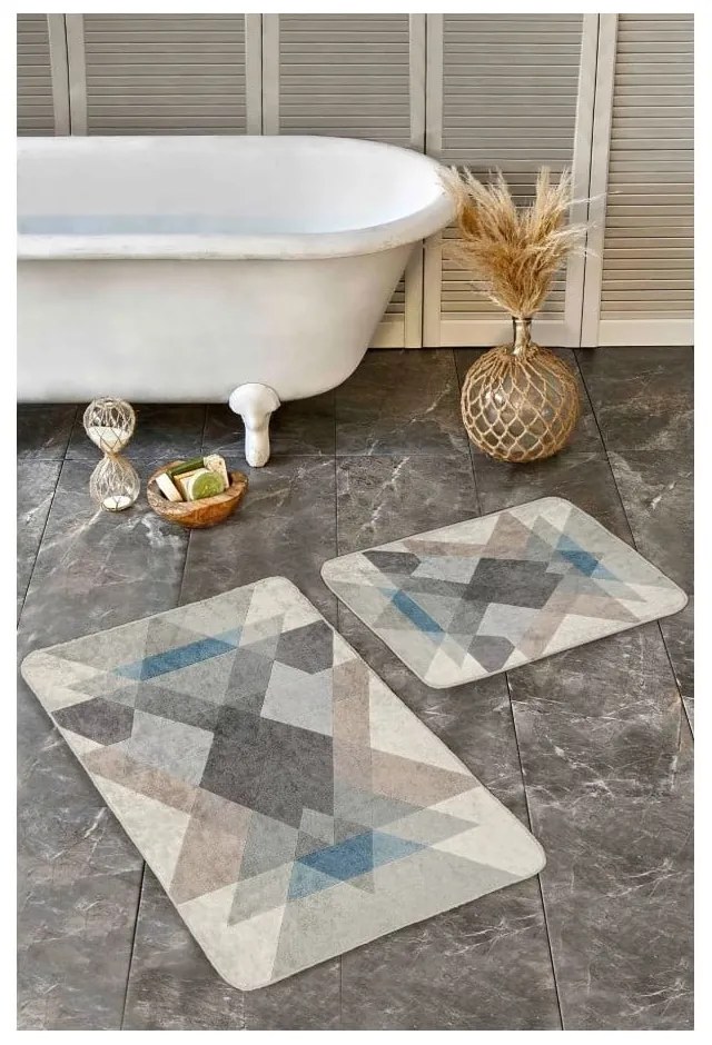 Bársony fürdőszobai kilépő szett 2 db-os 60x100 cm – Mila Home