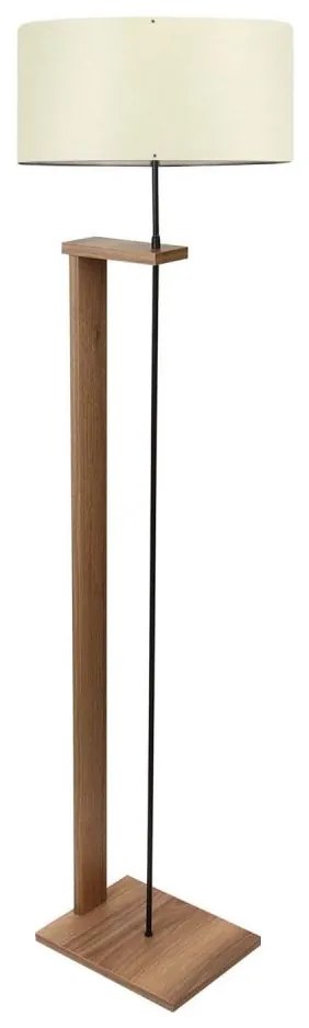 Állólámpa AYD 1xE27/40W/230V barna/krémszínű