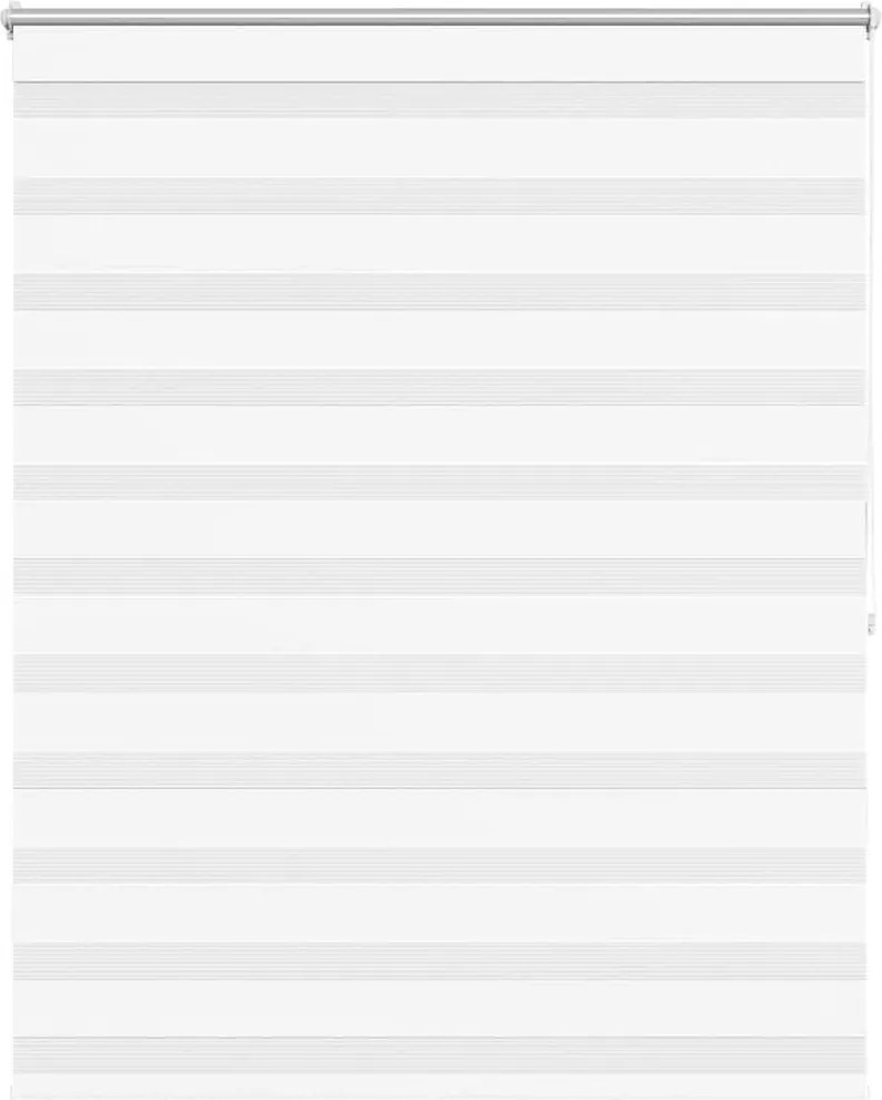 vidaXL fehér zebra roló 120,9 x 175 cm szövetszélesség 116,7 cm