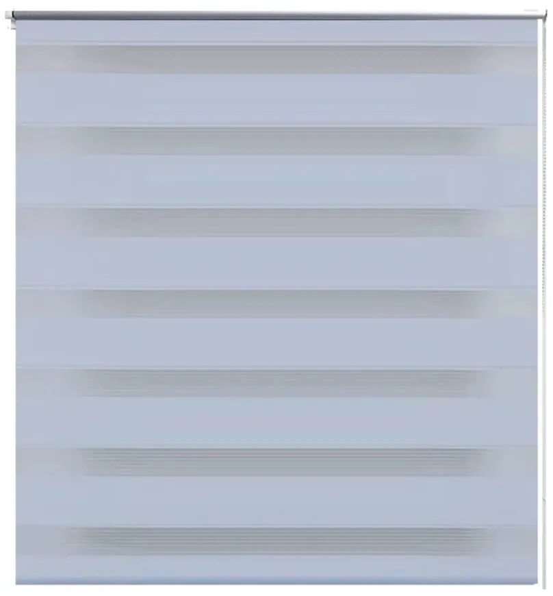 vidaXL Zebra roló 117 x 175 cm Fehér