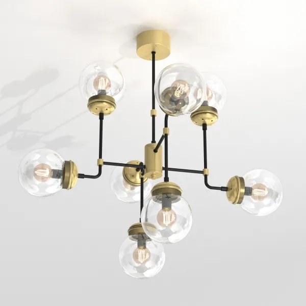 Hydro mennyezeti lámpa 8xE14/60W/230V rúdon