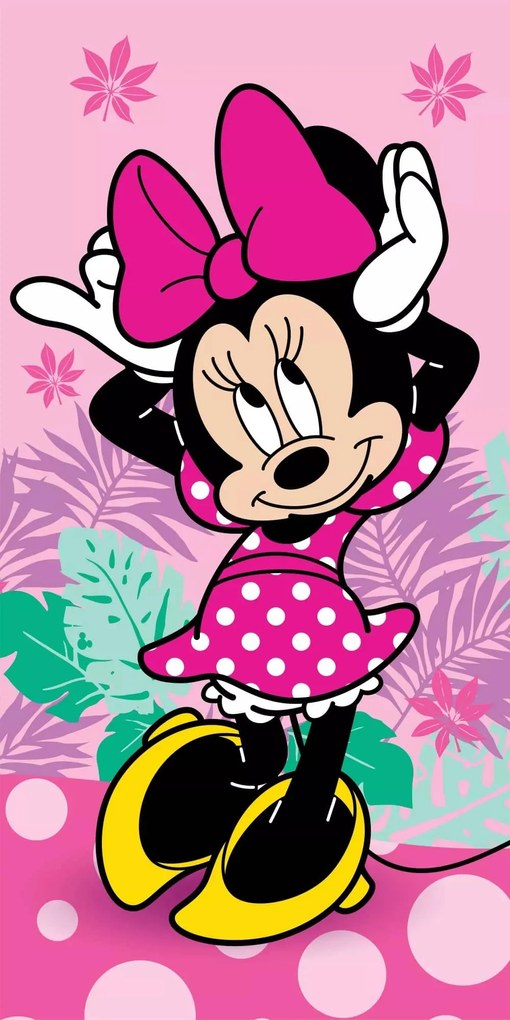 Disney Minnie pretty pink törölköző 70x140 cm