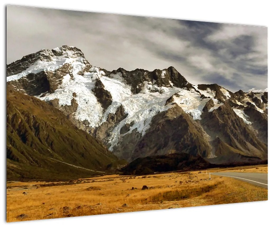 Mount Sefton, Új-Zéland képe (90x60 cm)