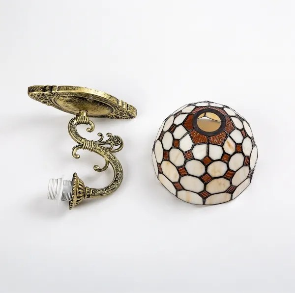 Brilagi - Tiffany vitrázs fali lámpa DORAN 1xE27/40W/230V