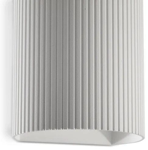 FARO 40526 - Fali lámpa SOLE 1xGU10/8W/230V fehér csipkézett kerek