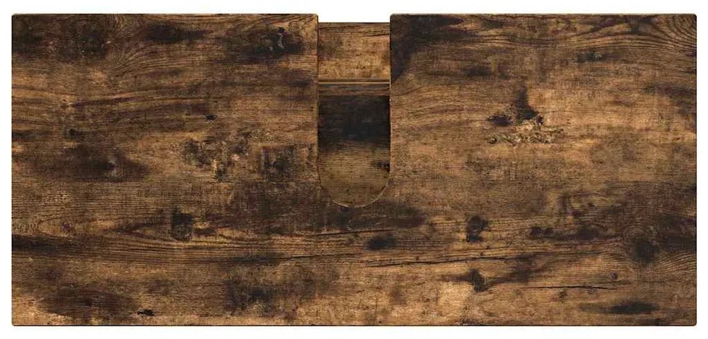 Fürdőszoba bútor szett 4 pcs Füstölt tölgy 30 x 35 x 192 cm