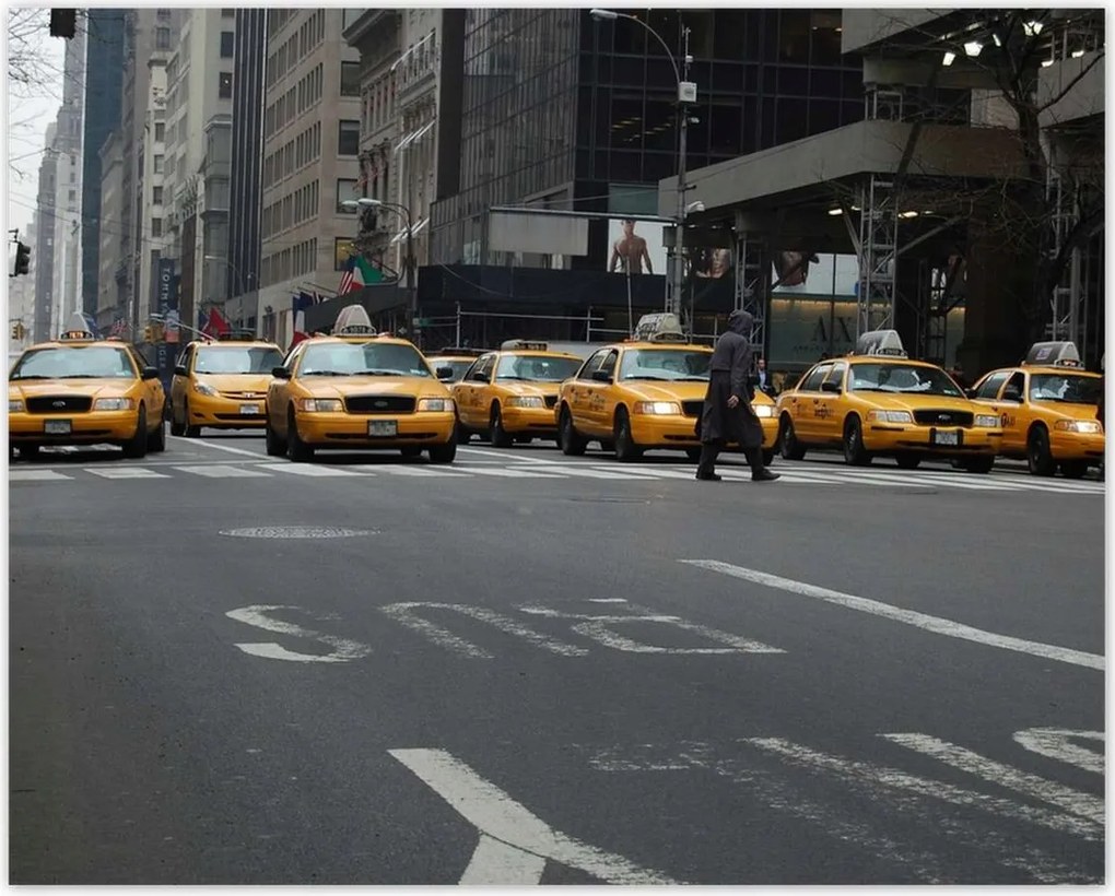 Poszterek 50x40 New York sárga taxik