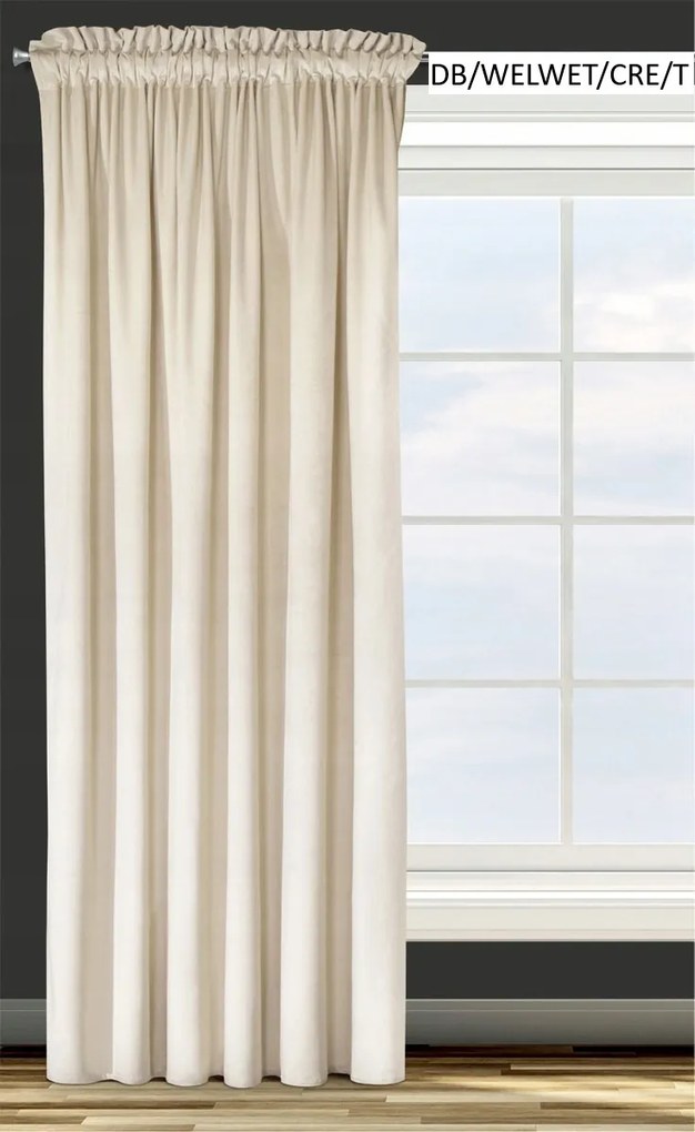 Nappali Kész Függöny 135 x 250 CM Bársony Színek Alena