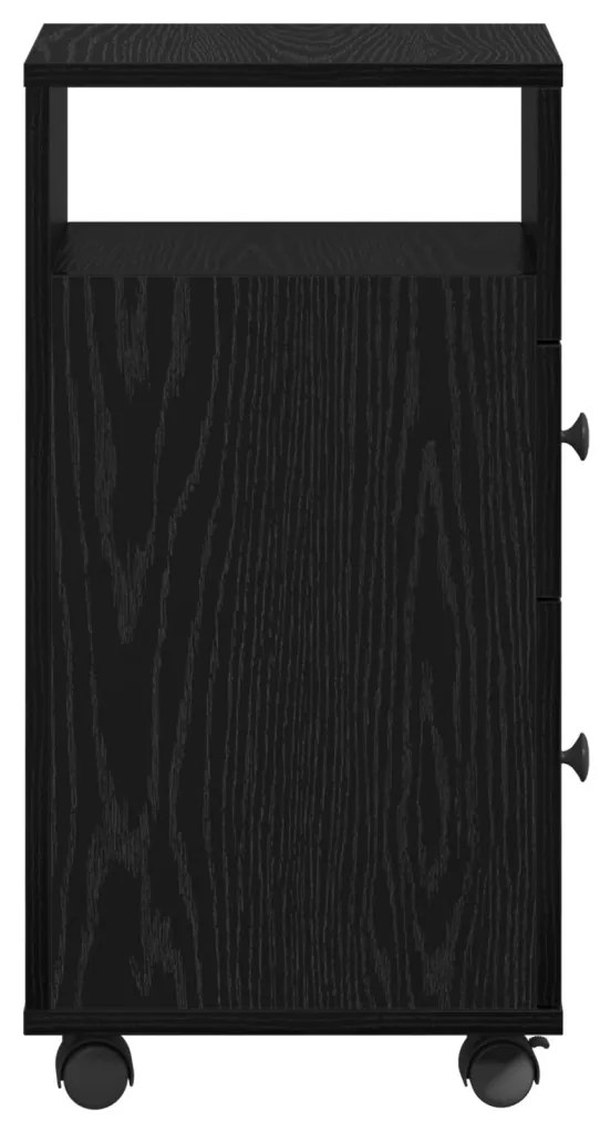 Keskeny Fürdőszoba Szekrény Musta tammi 33 x 23 x 65 cm Faanyag