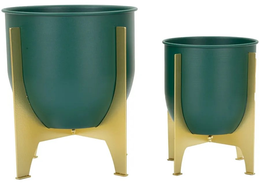 Fém kaspó szett 2 db-os ø 24 cm Grent Shet – Mauro Ferretti