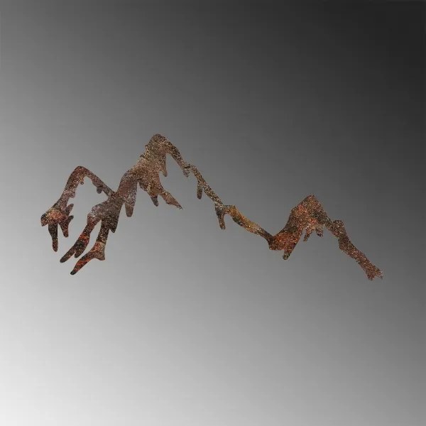 Fali dekoráció 45x70 cm hegy fém